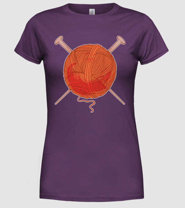 Ghem de fire model mov pe tricou