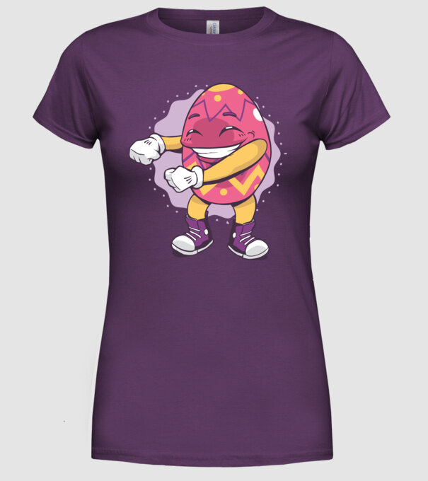 Ouă de Paște DAB model mov pe tricou