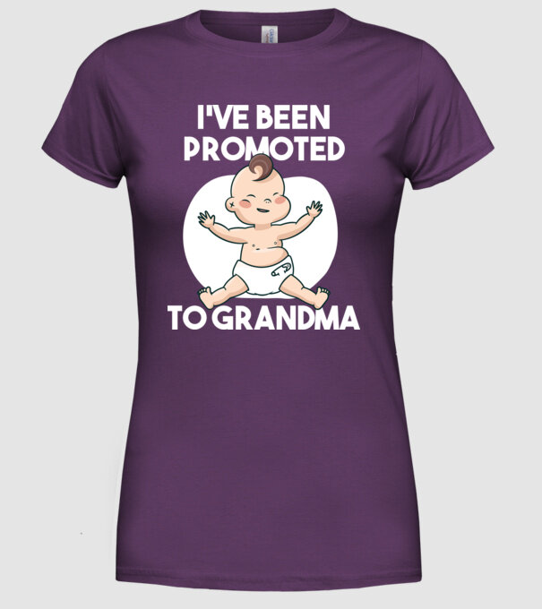 Am devenit bunică model mov pe tricou
