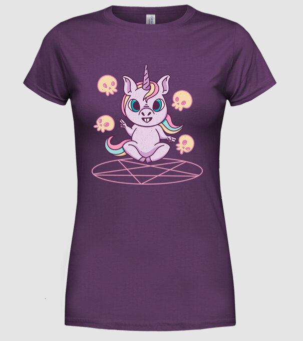 Unicorn invocare model mov pe tricou
