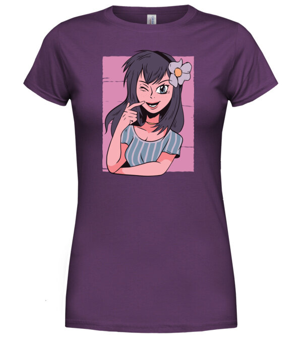  model  pe tricou