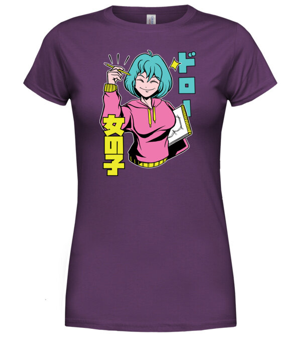  model  pe tricou