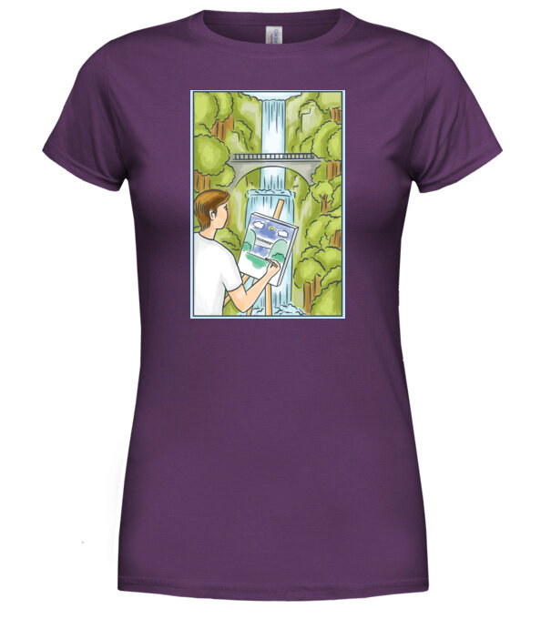  model  pe tricou