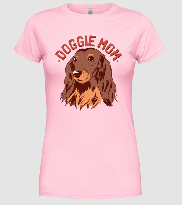 Mamă de Câine model roz deschis pe tricou