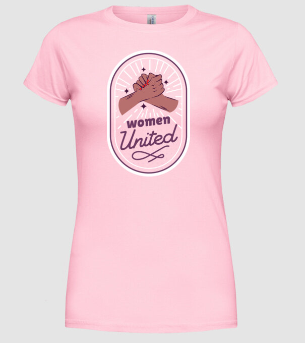 Women United Ziua femeii model roz deschis pe tricou