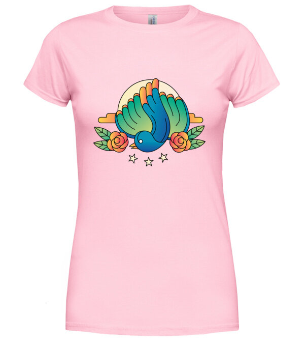  model  pe tricou