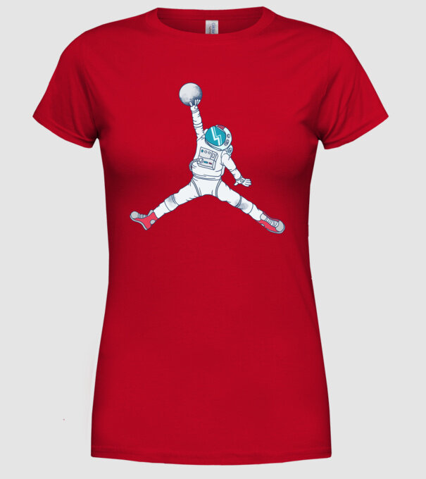 Air Astronaut tricou astronaut model roșu pe tricou