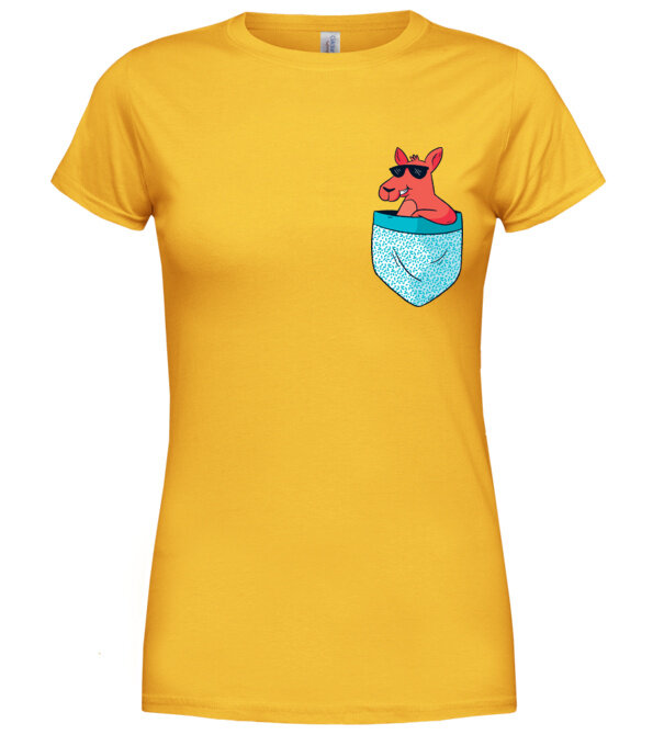 model  pe tricou