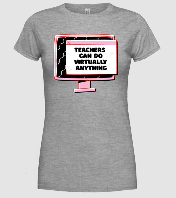 Home Office Pentru profesori model gri pe tricou