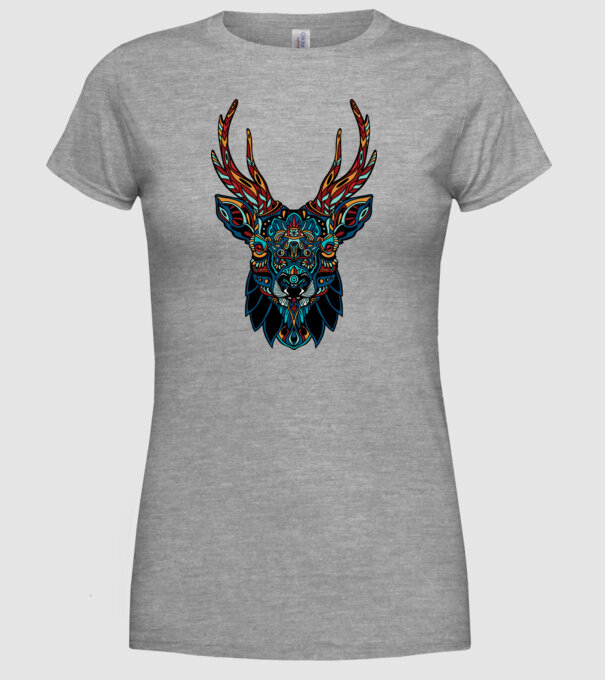 Elan model gri pe tricou
