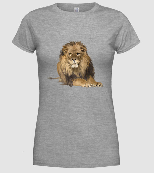 lion king model gri pe tricou