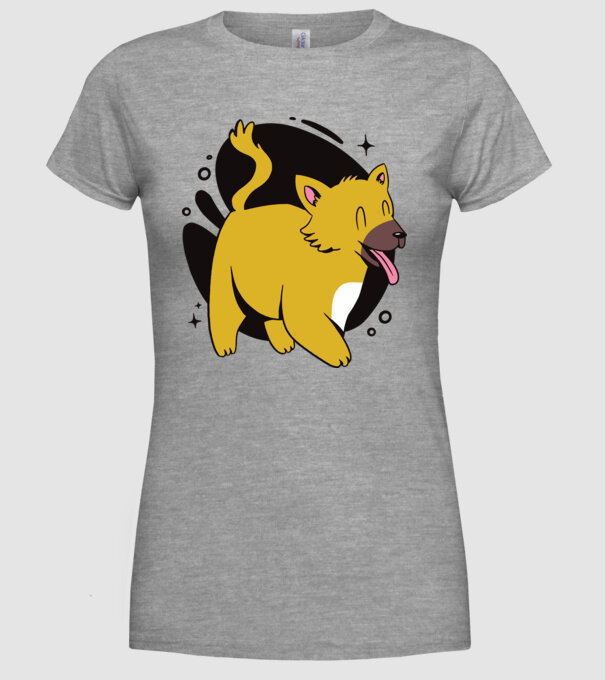 Vulpe model gri pe tricou