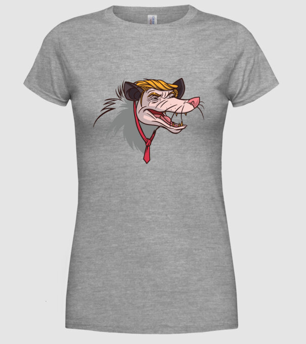 Trump Opossum model gri pe tricou