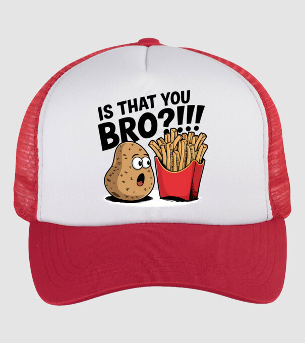 Is that you BRO?!! Alb model alb/roșu pe tricou