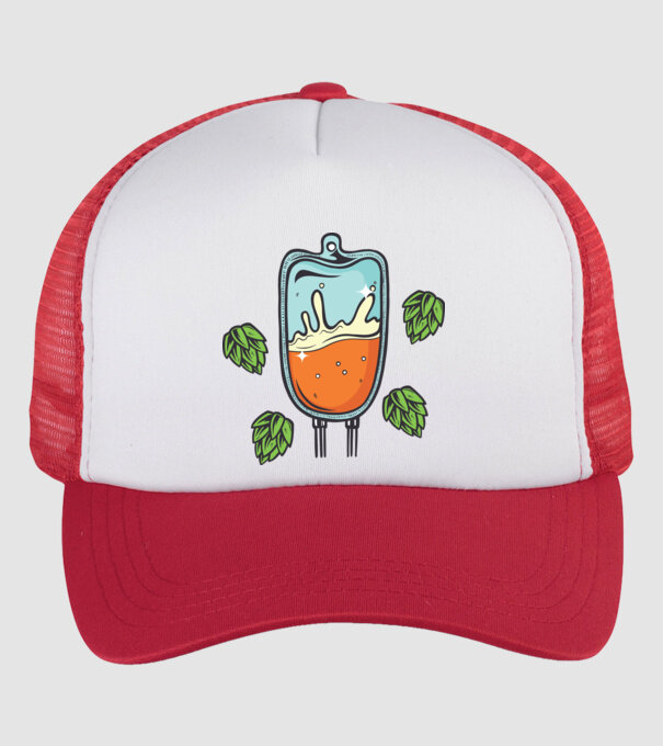 Grupa mea de sânge este IPA model alb/roșu pe tricou