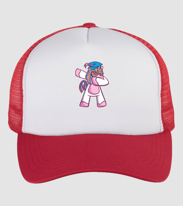 Unicorn Absolvent DAB model alb/roșu pe tricou