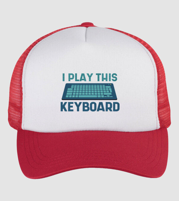 Tastatura Gamer model alb/roșu pe tricou