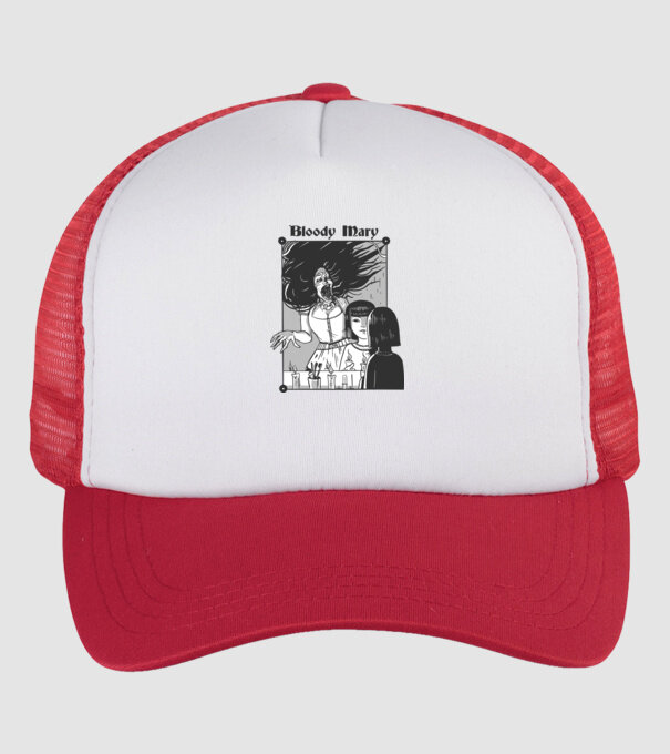 Bloody Mary model alb/roșu pe tricou