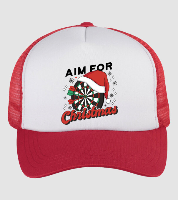 Darts Crăciun model alb/roșu pe tricou