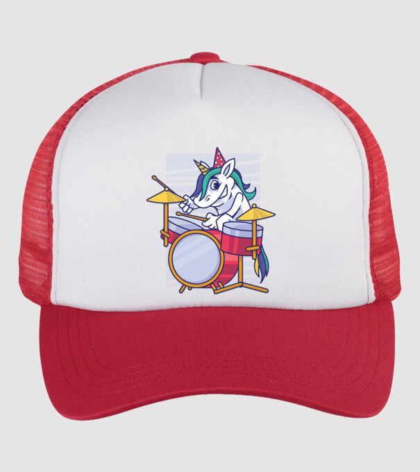 Unicorn Baterist Zi de naștere model alb/roșu pe tricou