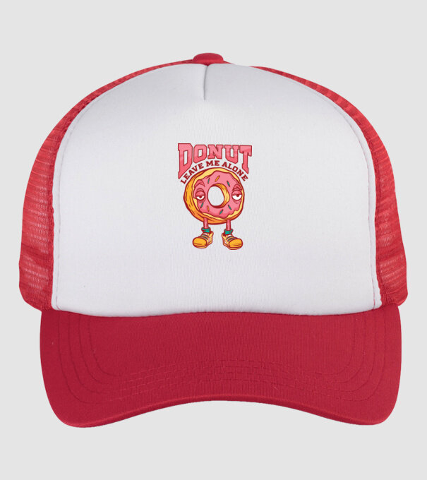 Donut leave me alone model alb/roșu pe tricou