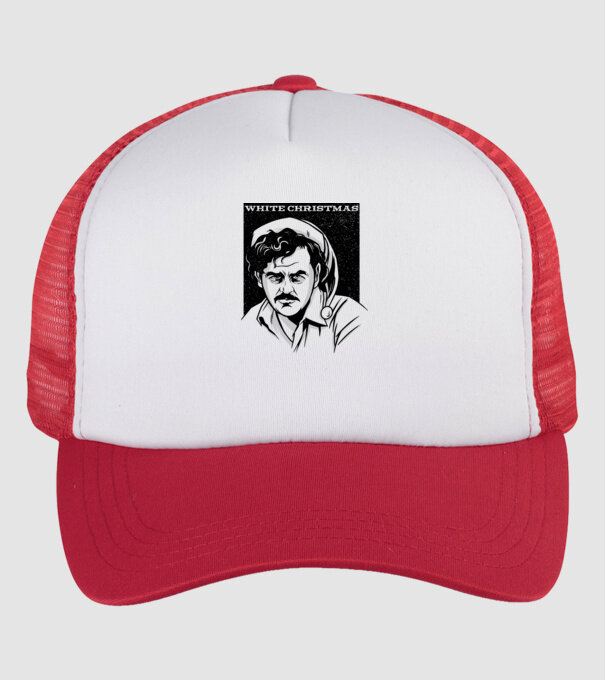 Crăciun alb cu Pablo model alb/roșu pe tricou