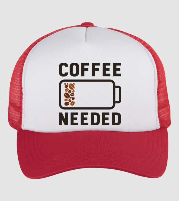 Am nevoie de cafea model alb/roșu pe tricou