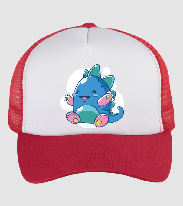 Bebe dragon model alb/roșu pe tricou