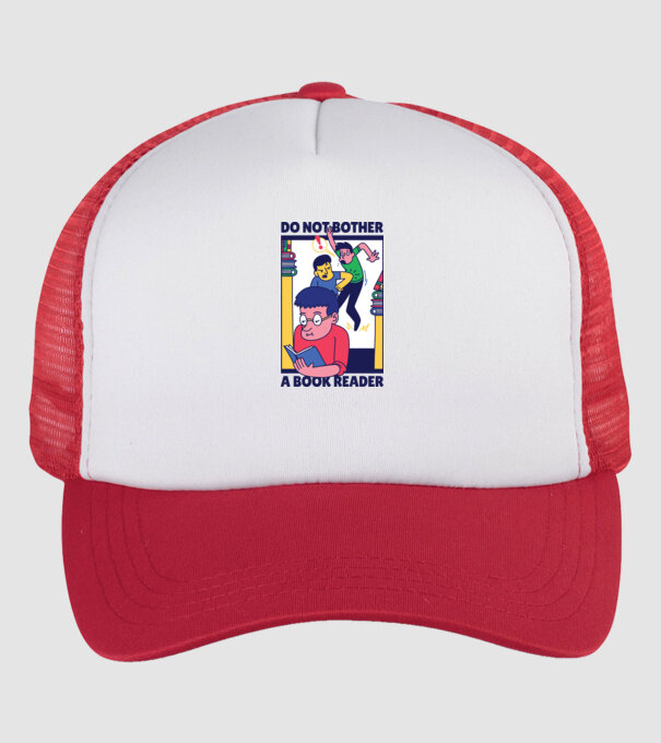 Nu mă deranja în timp ce citesc model alb/roșu pe tricou