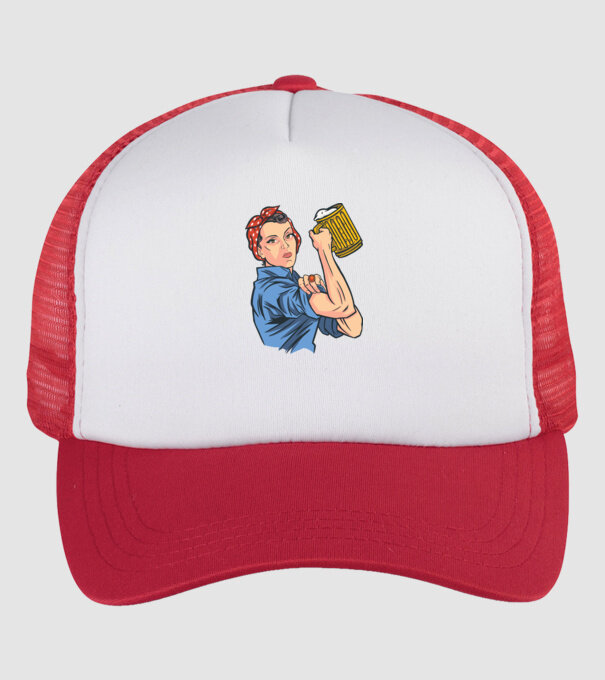Emanciparea femeilor Bere model alb/roșu pe tricou