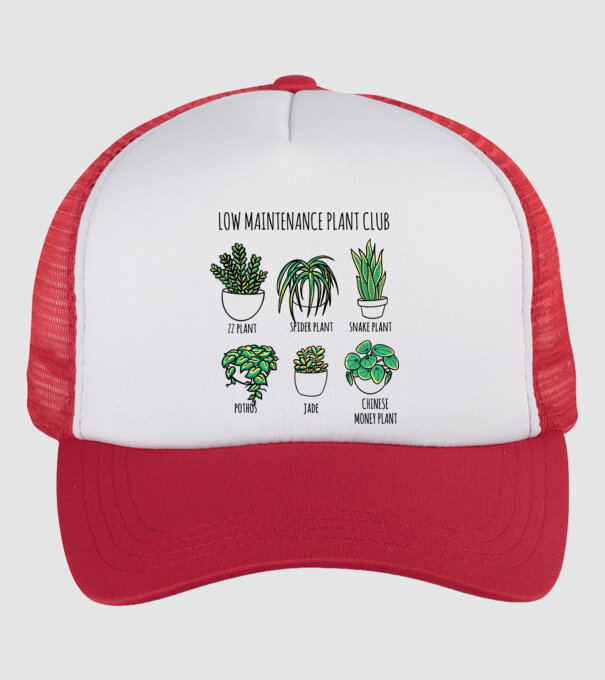 Îngrijirea plantelor model alb/roșu pe tricou
