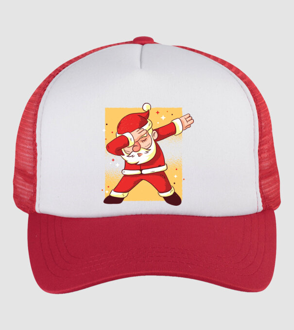 Santa DAB Moș Crăciun model alb/roșu pe tricou