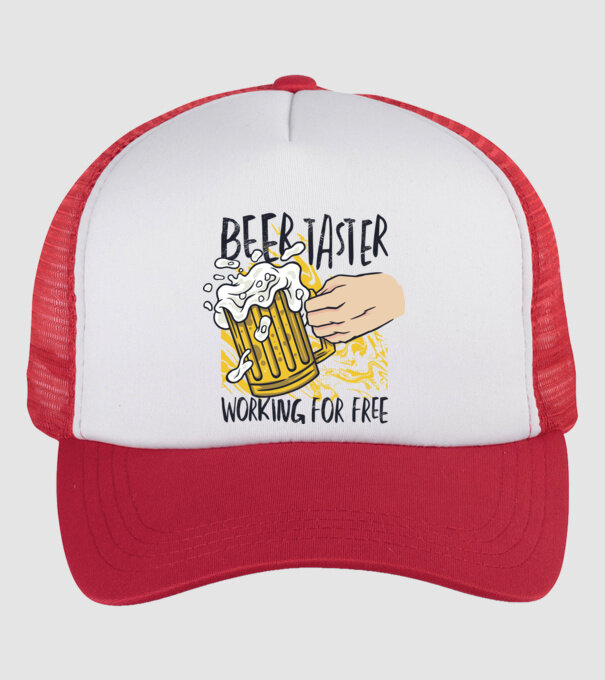 Degustare de bere model alb/roșu pe tricou