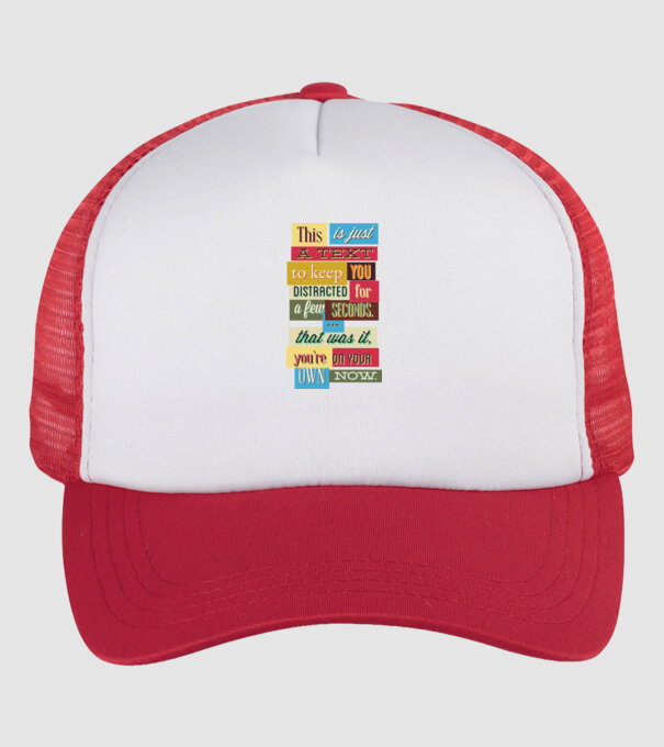 This is just a text to keep you distracted model alb/roșu pe tricou