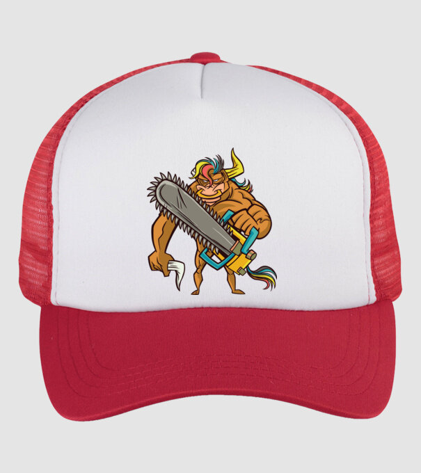 Unicorn Taur model alb/roșu pe tricou