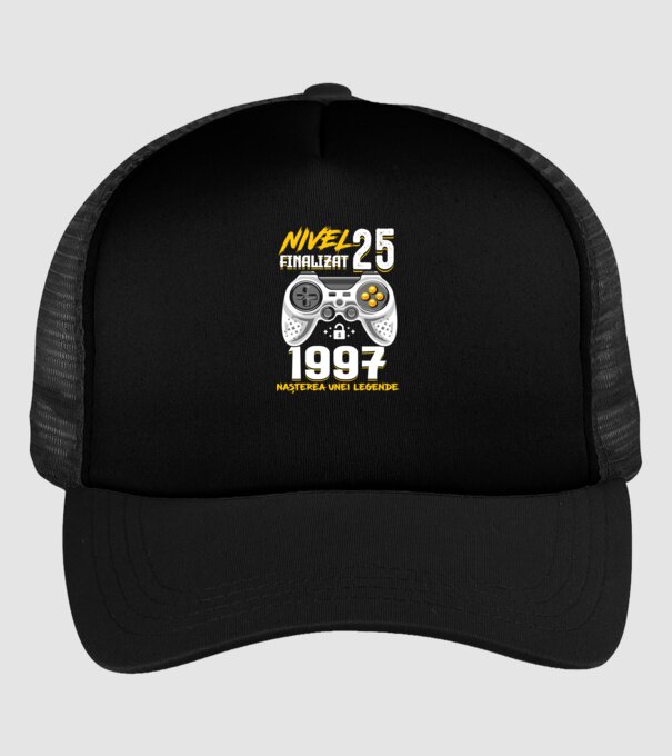 Nivel 25 finalizat. 1997 nașterea unei legende model negru pe tricou
