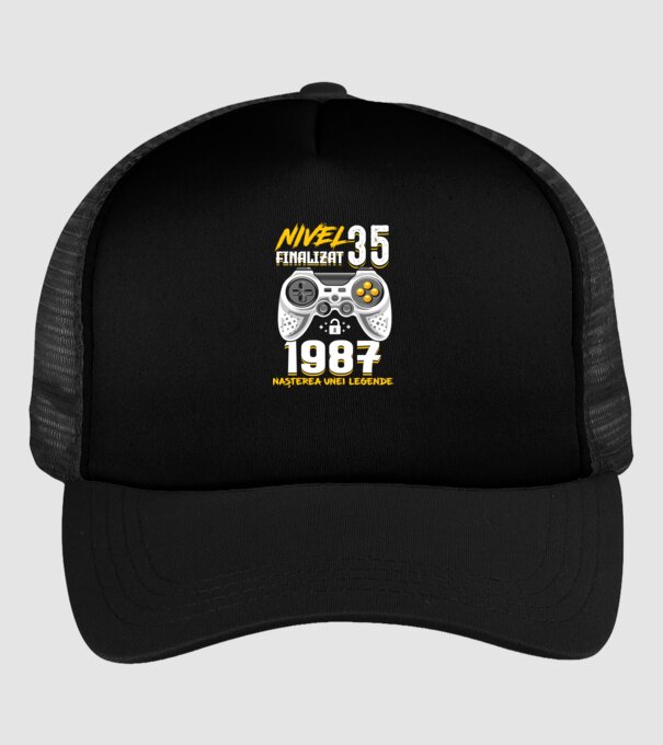 Nivel 35 finalizat. 1987 nașterea unei legende model negru pe tricou