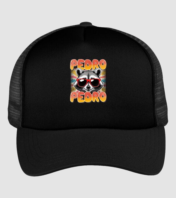 Pedro Pedro groovy retro model negru pe tricou
