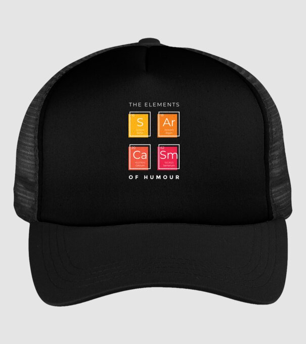 Elementele umorului model negru pe tricou