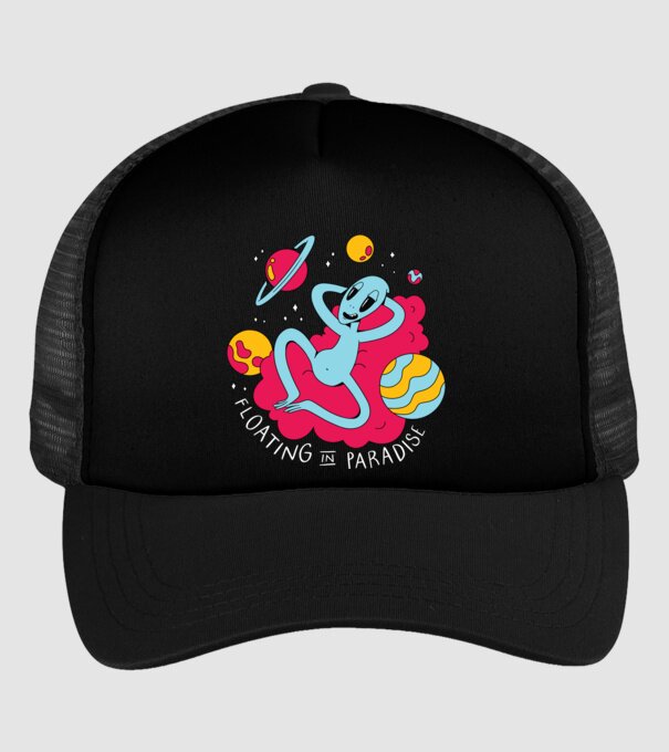 Alien Chill model negru pe tricou