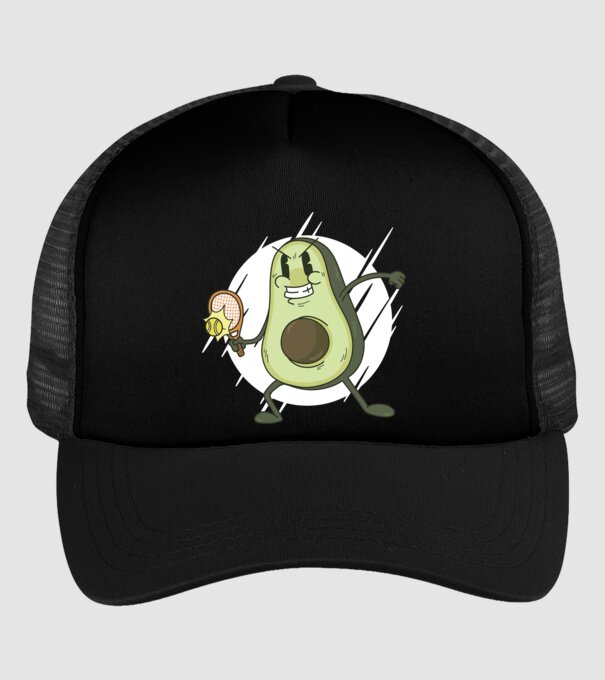Tenis Avocado model negru pe tricou