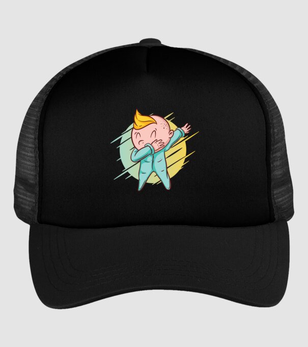 Bebe DAB model negru pe tricou