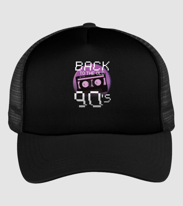 'Back to the 90s Înapoi în anii ''90' model negru pe tricou