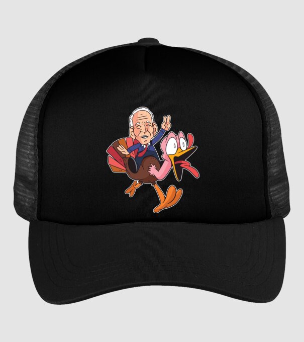 Biden Thanksgiving model negru pe tricou