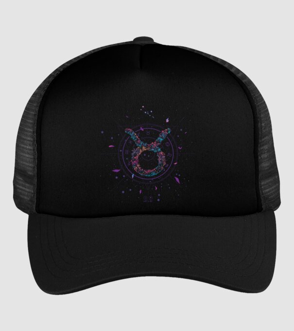 Taurus Zodiac model negru pe tricou