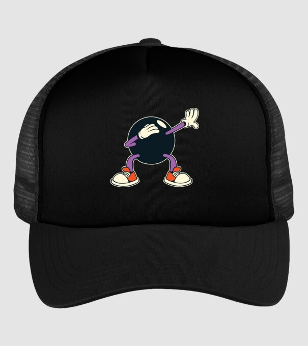 Bowling DAB model negru pe tricou