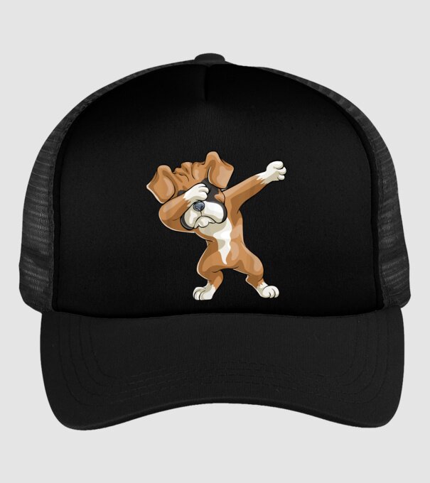 Boxer dab model negru pe tricou