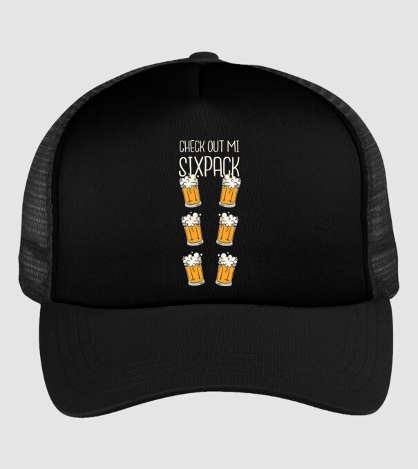 Check out my Six Pack Sörös model negru pe tricou