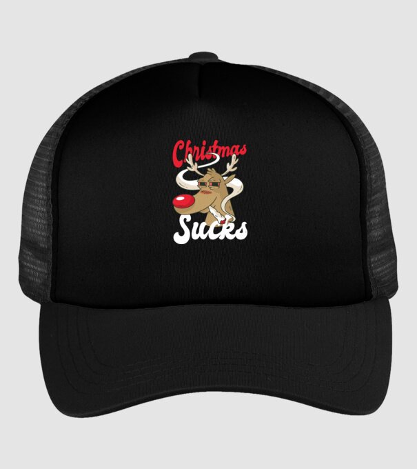 Christmas Sucks - Urăsc Crăciunul Crăciunul model negru pe tricou