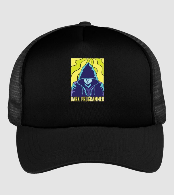 Dark Programmer model negru pe tricou